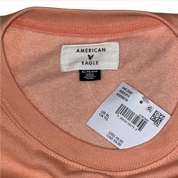 American Eagle Outfitters Peach Sweatshirt - Picture 3 of 5
